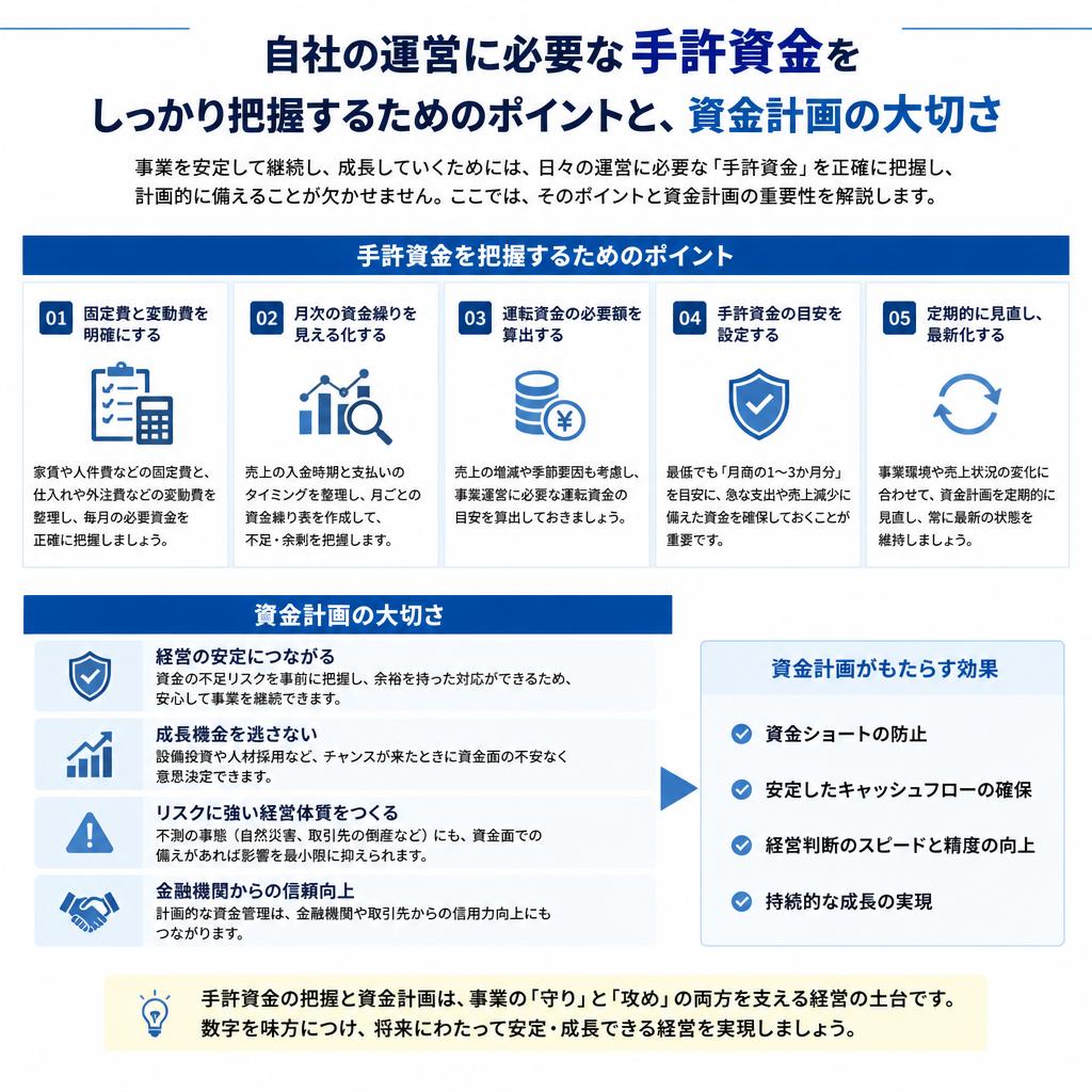 必要な手許資金の見極め方