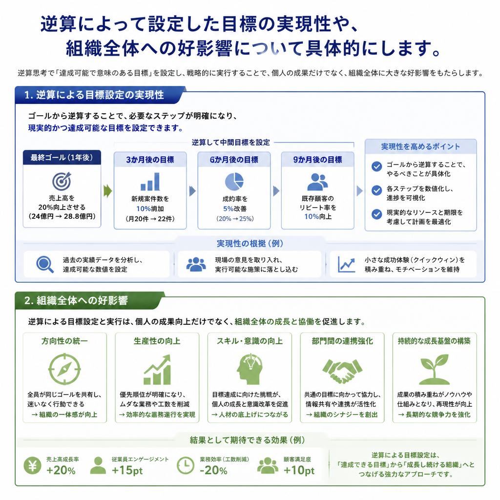 逆算の効果とは？