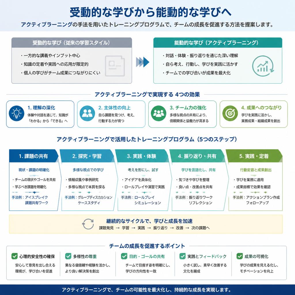 アクティブラーニングの導入