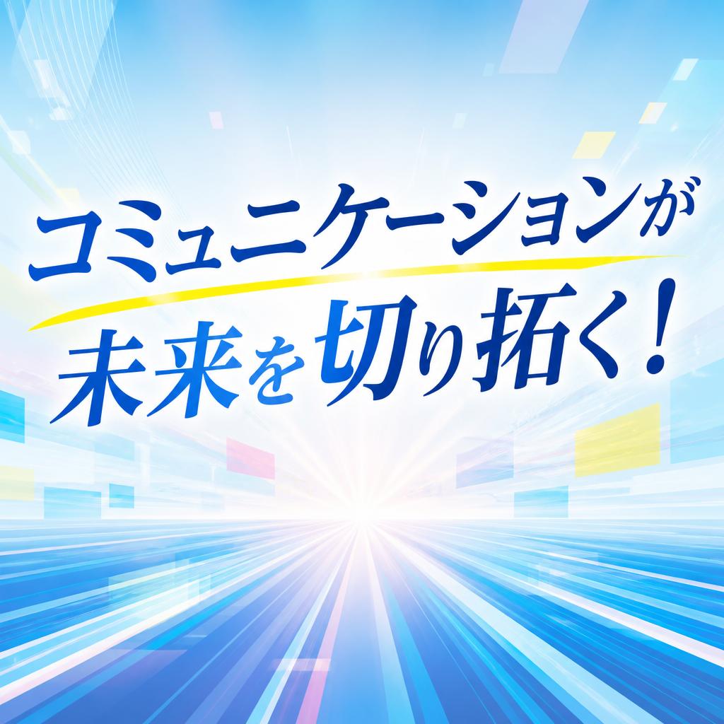 コミュニケーションが未来を切り拓く！
